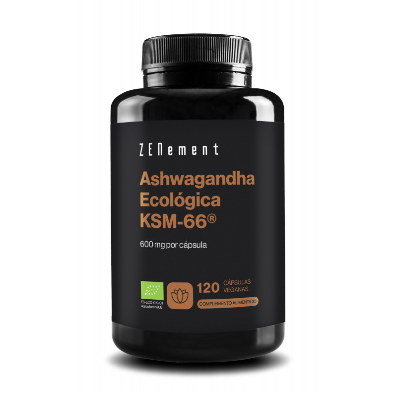 ZN-ASHWAGANDHA ECOLÓGICA KSM-66 - 120 Cápsulas