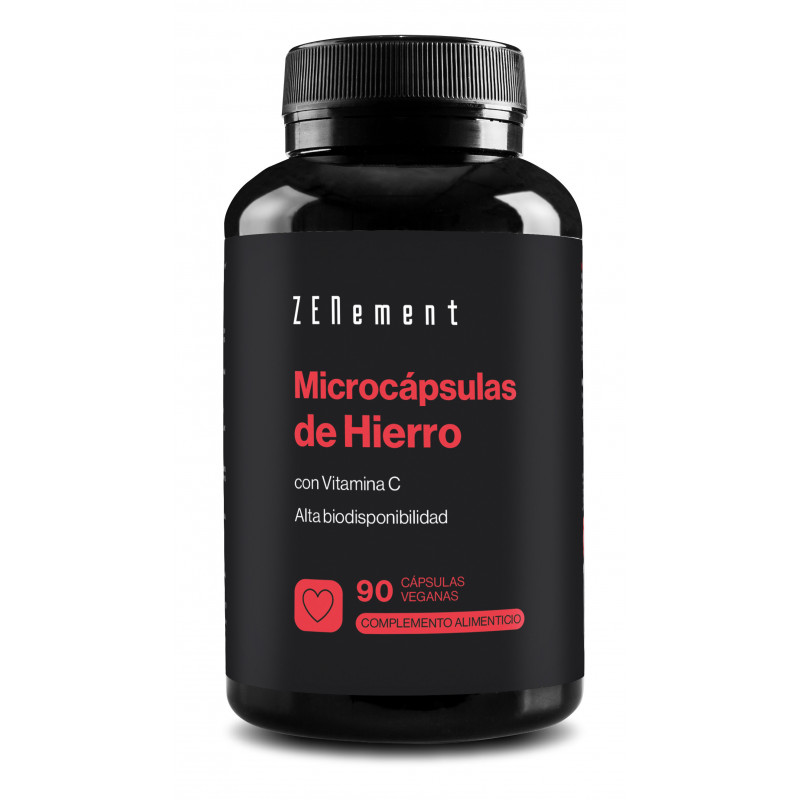 ZN- MICROCÁPSULAS DE HIERRO, CON VITAMINA C - 90 Cápsulas