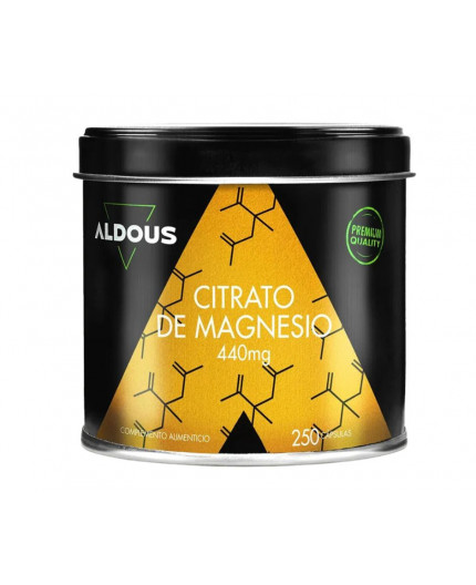 ALDOUS CITRATO DE MAGNESIO PURO 1466 MG  250 CAP