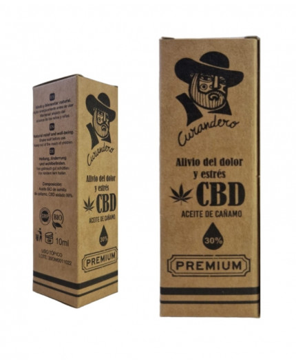 CURANDERO ACEITE 30% PREMIUM CBD 10 ml