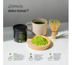 ZN- TÉ MATCHA JAPONÉS ECOLÓGICO Grado Ceremonial - 80 g 80 dosis