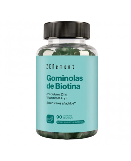 ZN- BIOTINA GUMMIES  CON SELENIO, ZINC, VITAMINAS B,C Y E