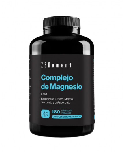 ZN- COMPLEJO DE MAGNESIO  5 EN  1 - 180 CAPSULAS VEGANAS