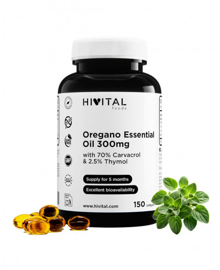 HV- ACEITE ESENCIAL DE OREGANO  300 MG | 150 PERLAS