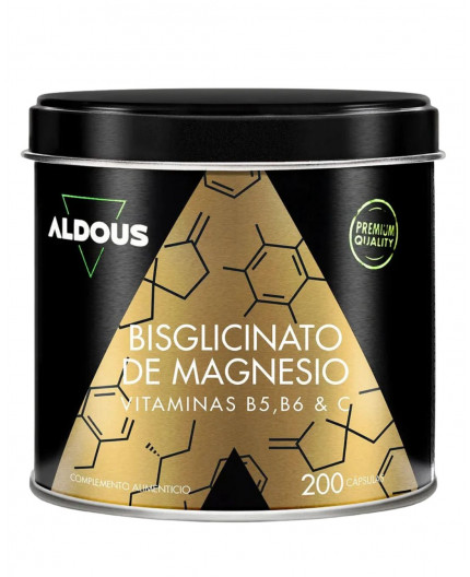 ALDOUS BISGLICINATO DE MAGNESIO CON VITAMINA B5, B6 y C