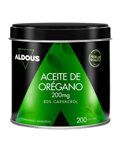 ALDOUS ACEITE DE OREGANO 200MG  200 CAPSULAS