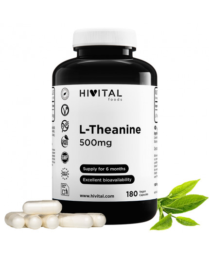 HV- L-TEANINA 500MG | 180 cápsulas veganas