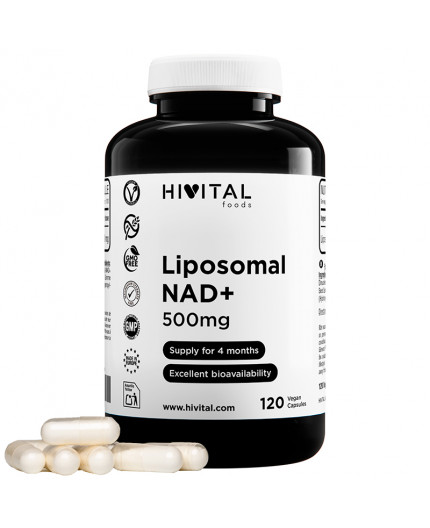 HV- NAD+ Liposomal 500 mg | 120 cápsulas veganas