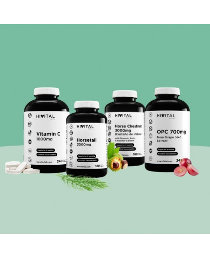 HV- PACK 16: PIERNAS CANSADAS, VARICES Y RETENCION DE LIQUIDOS