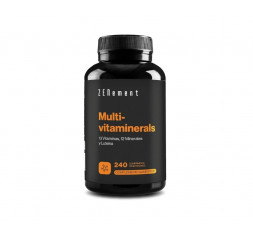 ZN- MULTIVITAMINERALS, 27 Vitaminas y Minerales con Luteína - 240 Comprimidos Vegetarianos