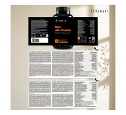 ZN- MULTIVITAMINERALS, 27 Vitaminas y Minerales con Luteína - 240 Comprimidos Vegetarianos
