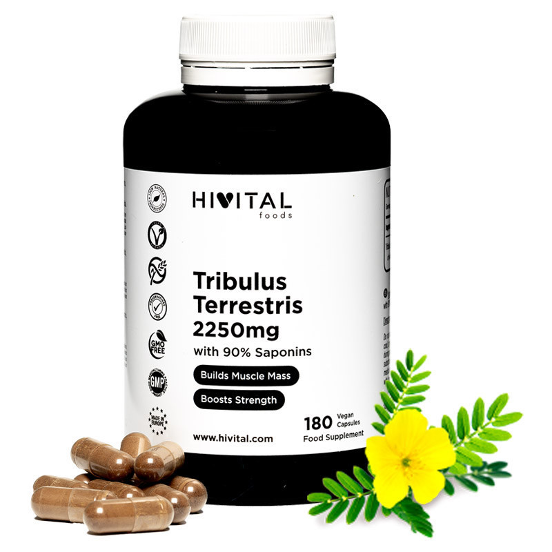 HV-TRIBULUS TERRESTRIS 2250 MG | 180 CÁPSULAS VEGANAS