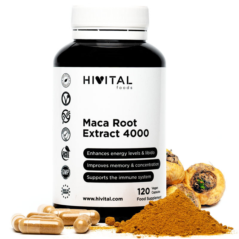 HV-MACA PERUANA 4000 MG | 120 CÁPSULAS VEGANAS