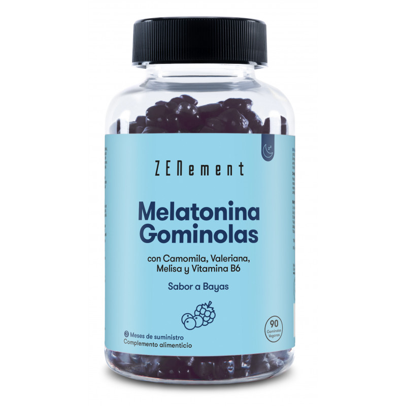 ZN- GUMMIES MELATONINA, CON CAMOMILA, VALERIANA, MELISA y VITAMINA B6 - 90