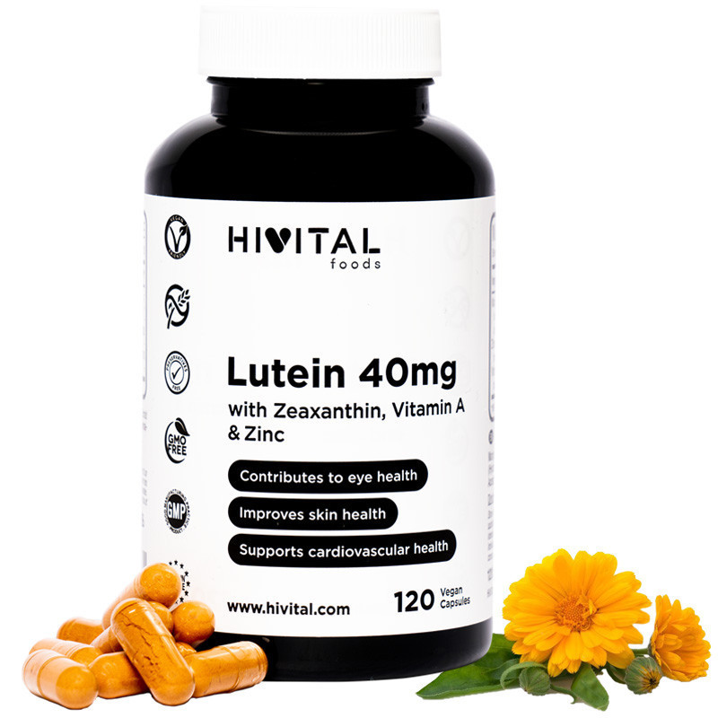 HV-LUTEÍNA 40 MG | 120 CÁPSULAS VEGANAS
